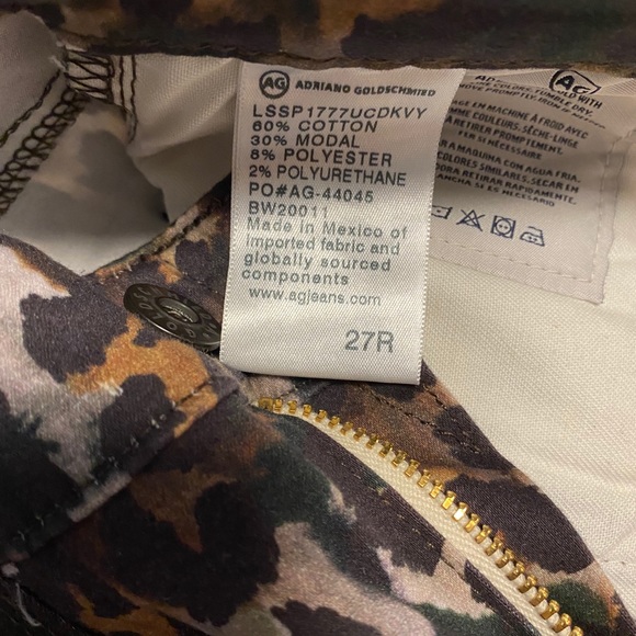 AG Adriano skinny jeans, leopard print, never worn - Picture 4 of 5